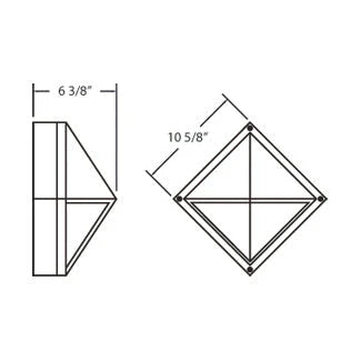 Outdoor SCONCE,1X60WA19 19216-027 Eurofase Lighting - Bright Light Chandeliers