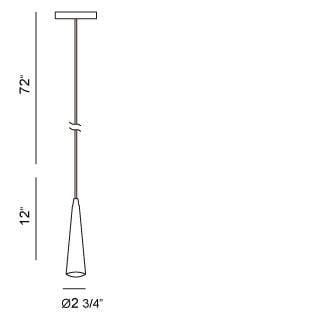 Sliver 1-Light Small Pendant 20444-020 Eurofase Lighting - Bright Light Chandeliers