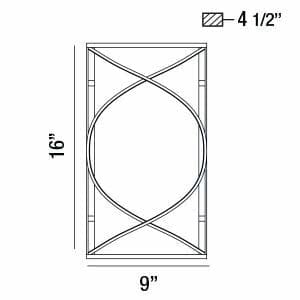 Solo 2-Light Wall Sconce 23070-011 Eurofase Lighting - Bright Light Chandeliers
