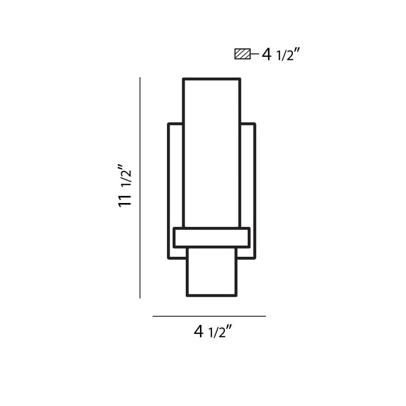 Pillar 2-Light Wall Sconce 23277-014 Eurofase Lighting - Bright Light Chandeliers