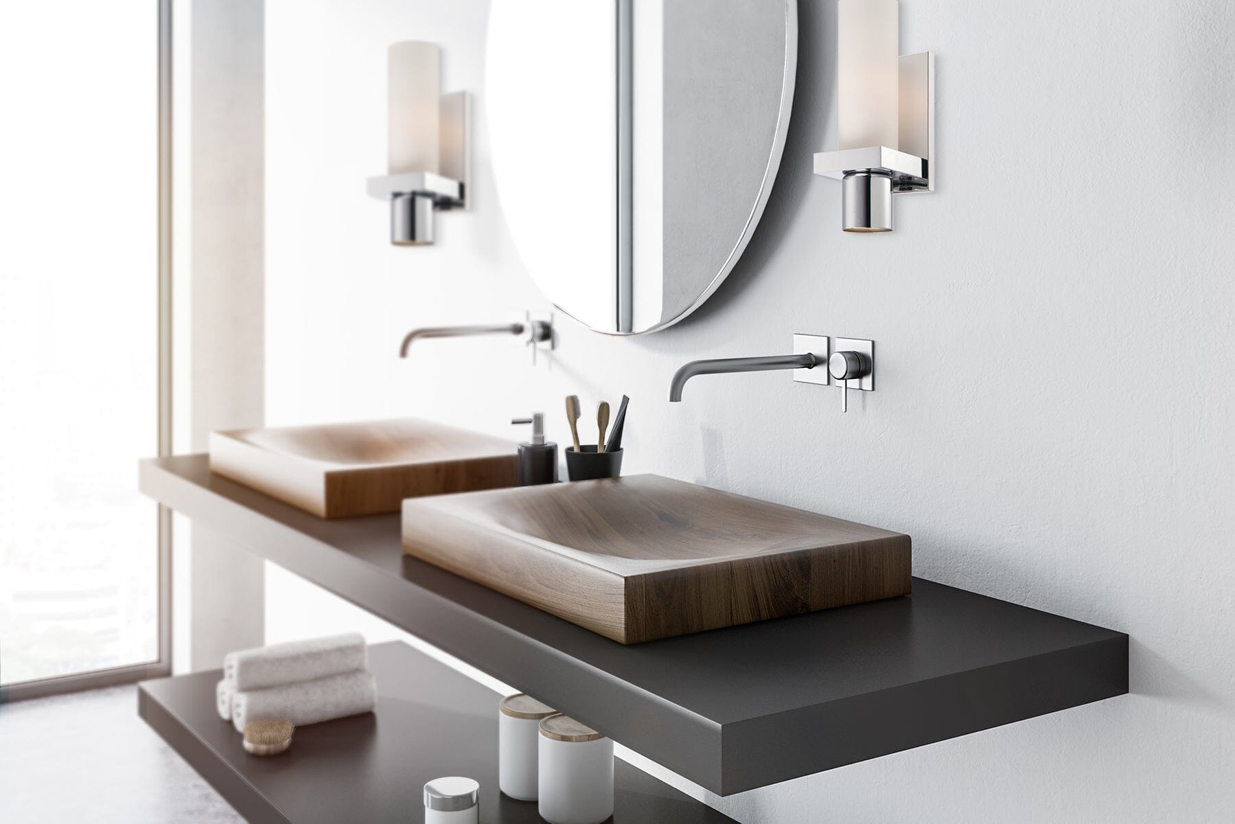 Pillar 2-Light Wall Sconce 23277-014 Eurofase Lighting - Bright Light Chandeliers
