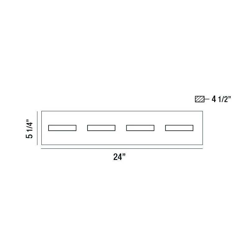 Olson 4-Light LED Bathbar 28021-018 Eurofase Lighting - Bright Light Chandeliers