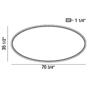 Mirror Oval Back-Lit LED Mirror 29106-011 Eurofase Lighting - Bright Light Chandeliers
