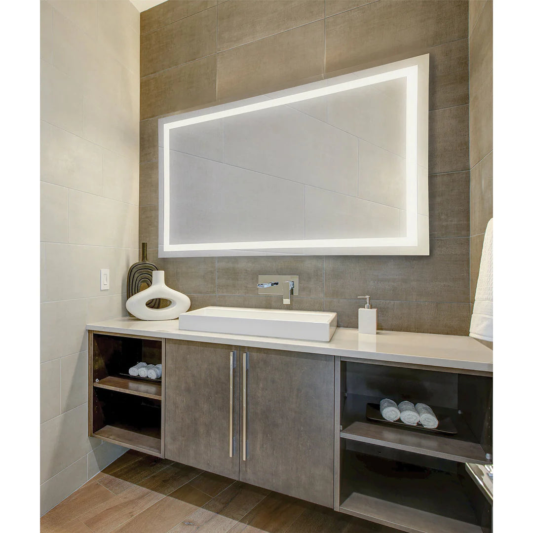 Mirror Rectangular Back-Lit LED Mirror 29107-018 Eurofase Lighting - Bright Light Chandeliers