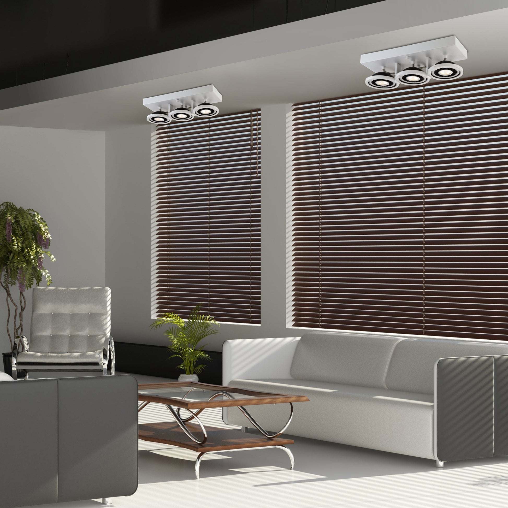 Vision 3-Light Track LED Surface 29488-018 Eurofase Lighting - Bright Light Chandeliers