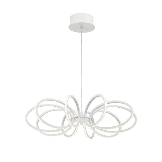 Tela 10-Light LED Pendant 30039-018 Eurofase Lighting - Bright Light Chandeliers