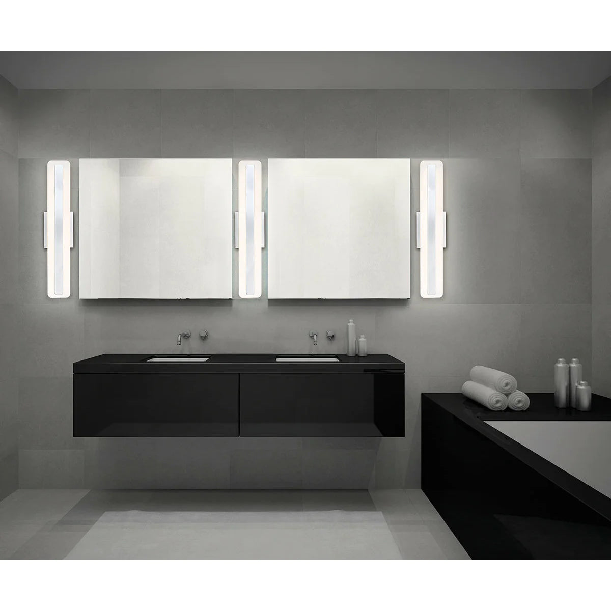 Savona Medium LED Wall Sconce 30185-012 Eurofase Lighting - Bright Light Chandeliers