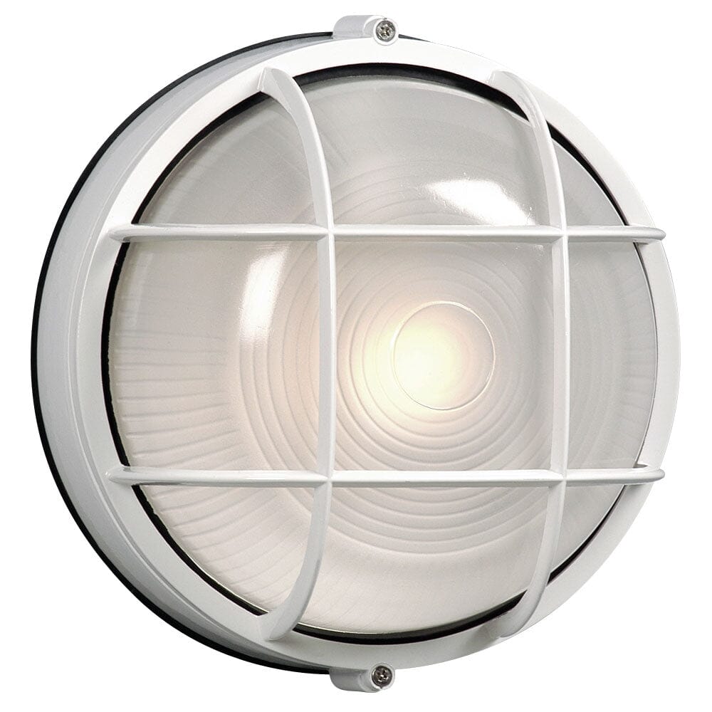 Cast Aluminum Marine Light with Guard 305011 BLK Galaxy Lighting - Bright Light Chandeliers