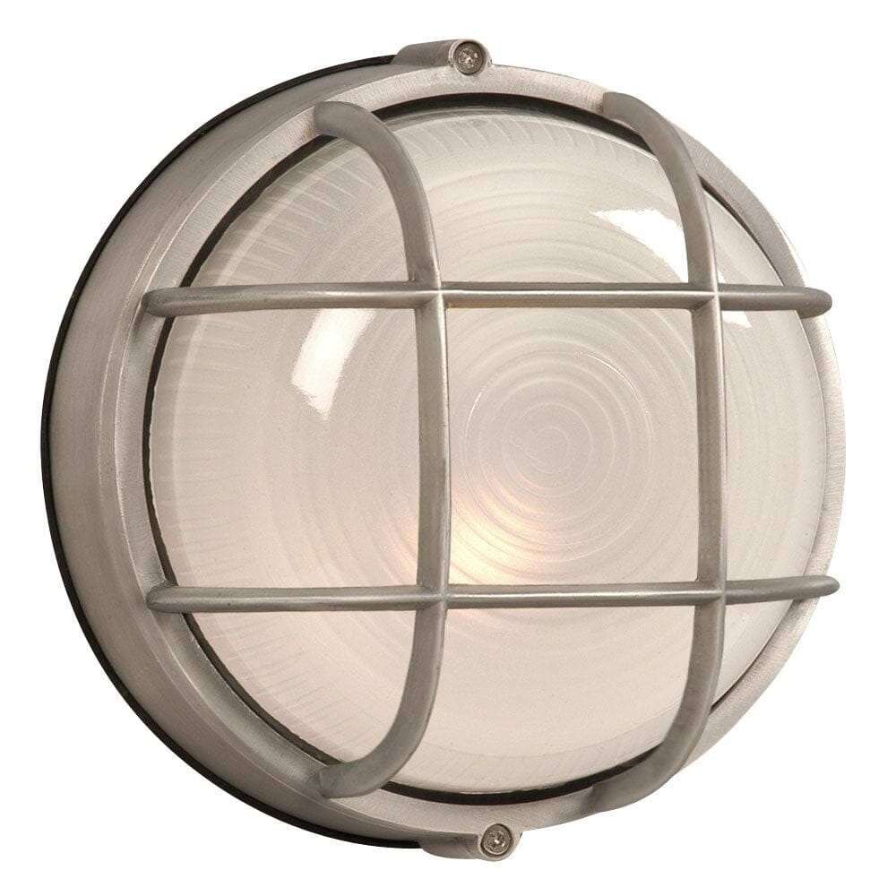 Cast Aluminum Marine Light with Guard 305012 BLK Galaxy Lighting - Bright Light Chandeliers