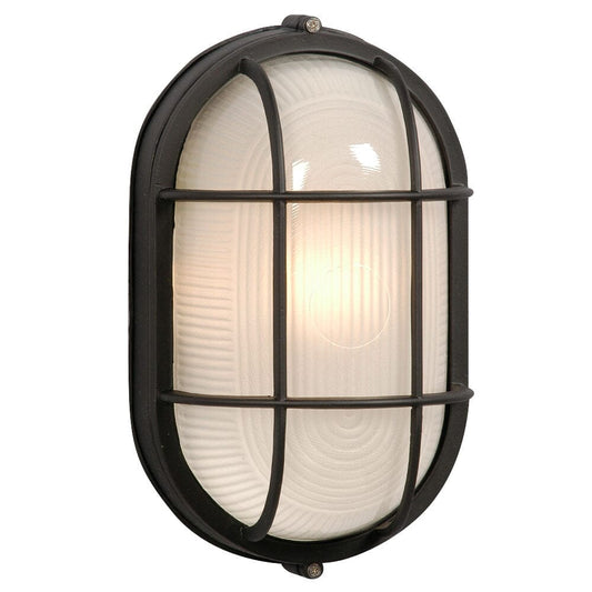 Cast Aluminum Marine Light with Guard 305013 BLK Galaxy Lighting - Bright Light Chandeliers
