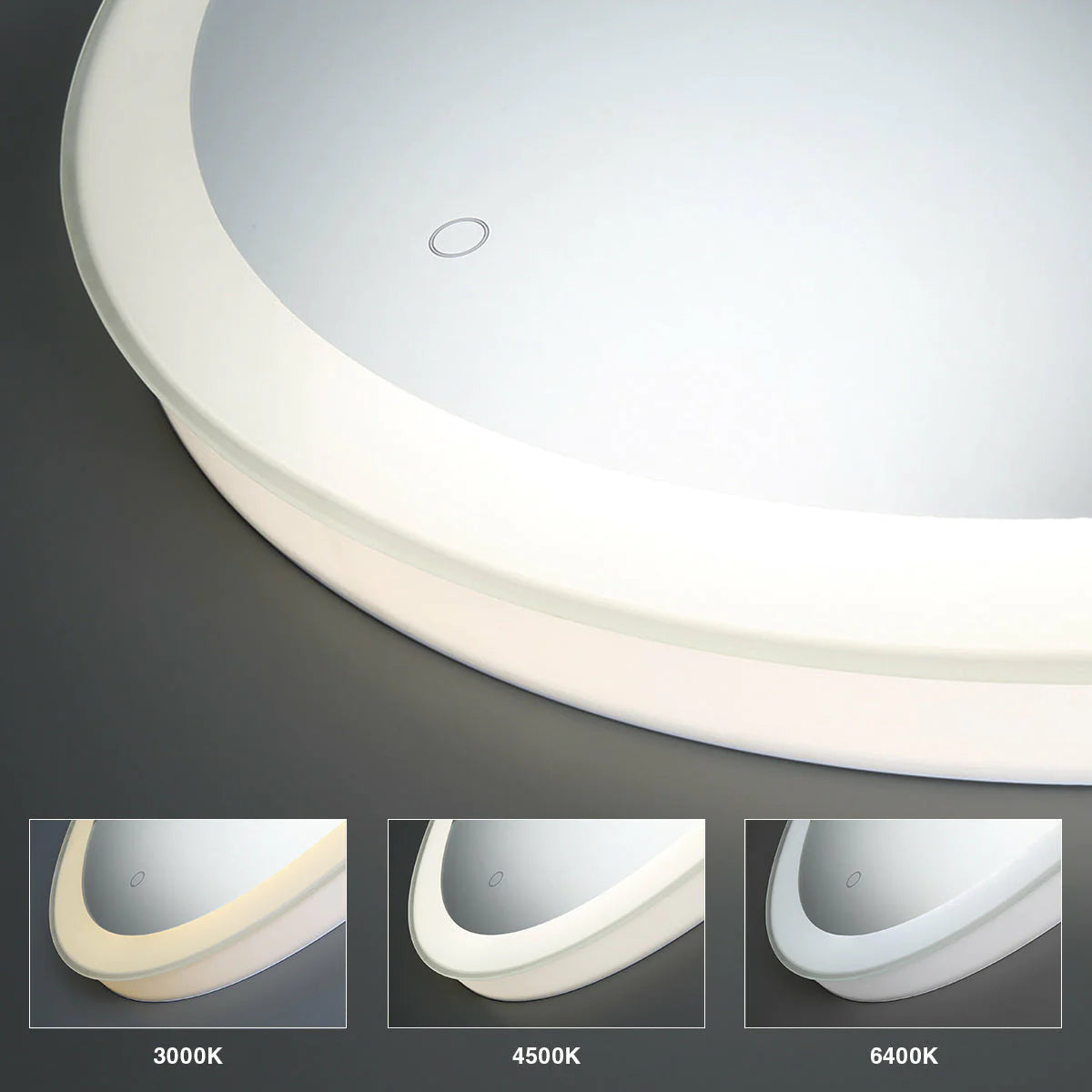 Mirror Oval Edge-Lit LED Mirror 31483-012 Eurofase Lighting - Bright Light Chandeliers