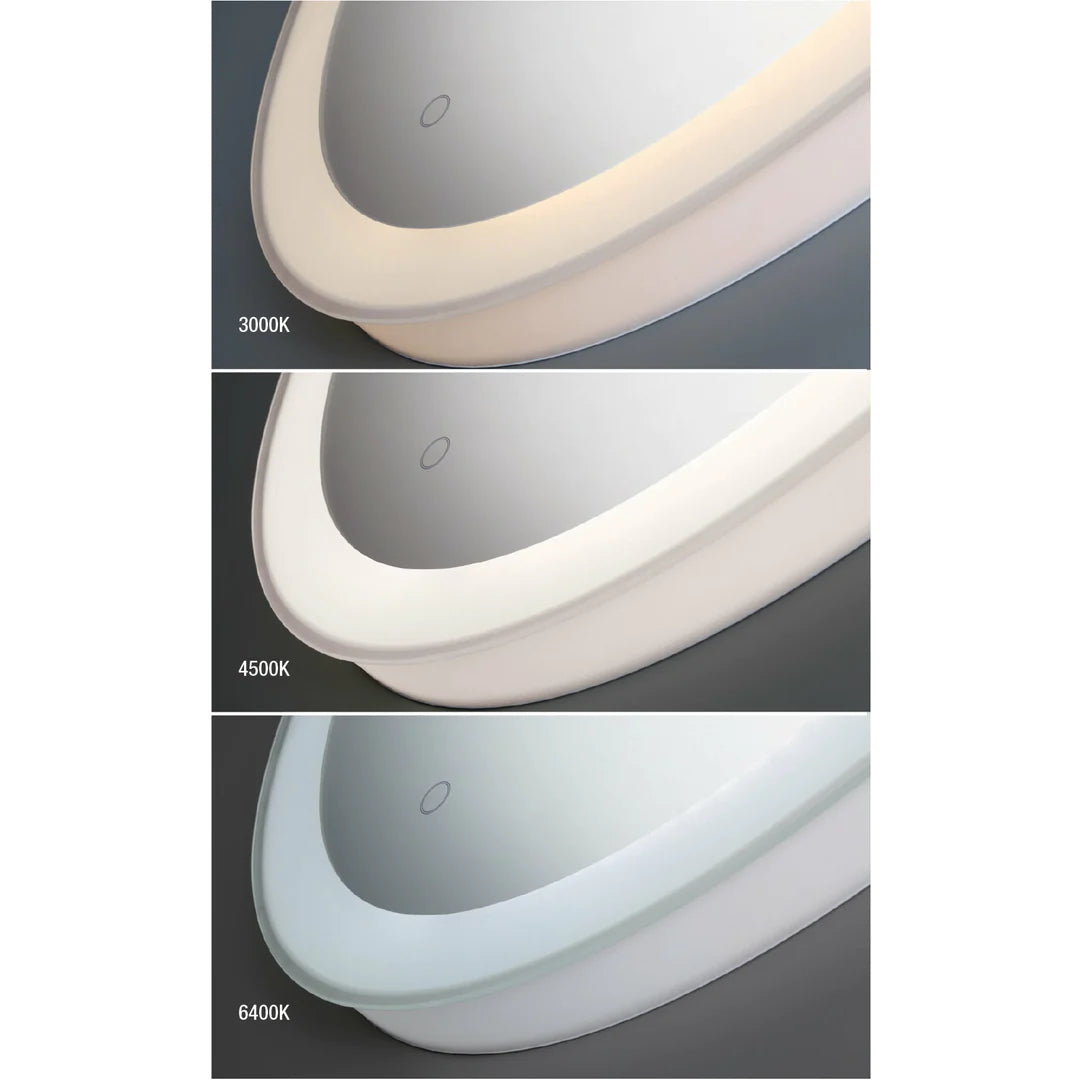 Mirror Oval Edge-Lit LED Mirror 31483-012 Eurofase Lighting - Bright Light Chandeliers