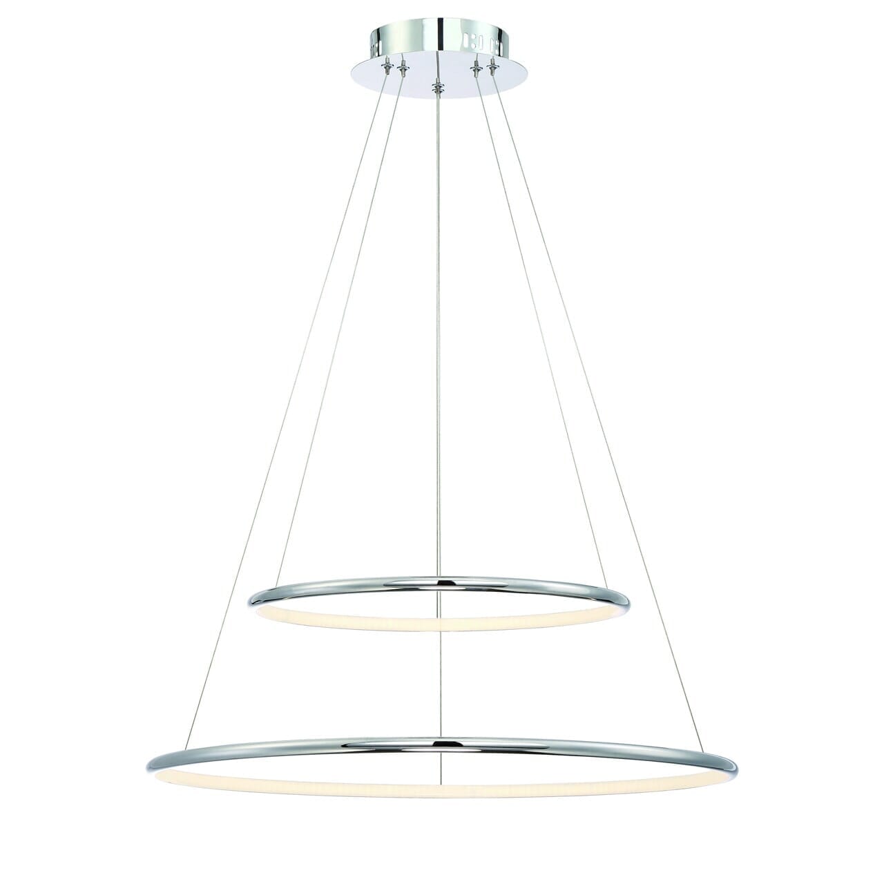 Valley Medium Two-Tier LED Pendant 31856-010 Eurofase Lighting - Bright Light Chandeliers