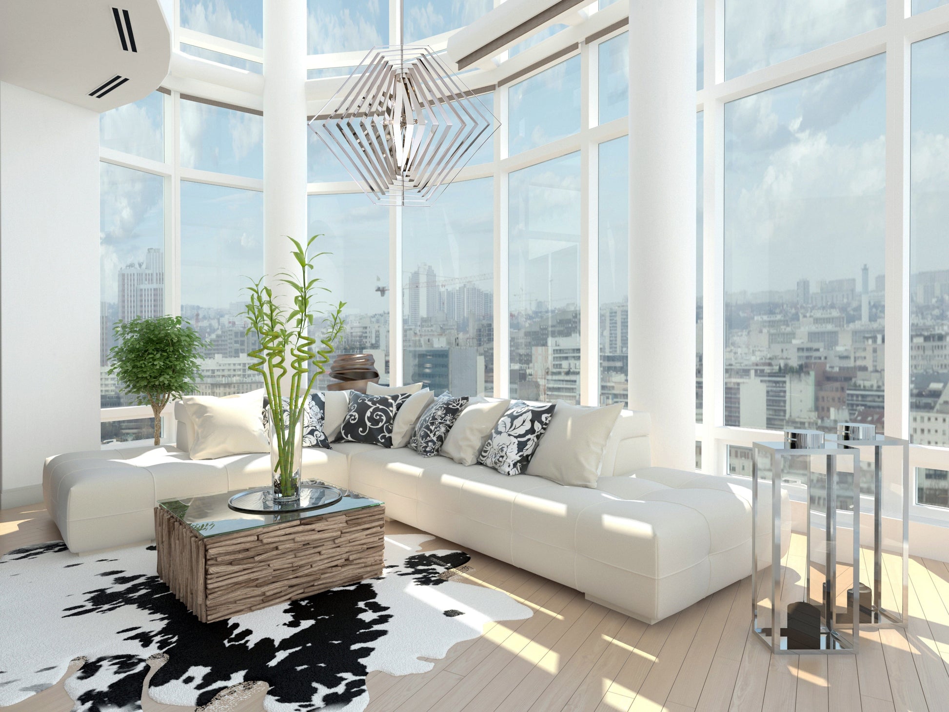 Downtown 10-Light Chandelier 31888-011 Eurofase Lighting - Bright Light Chandeliers