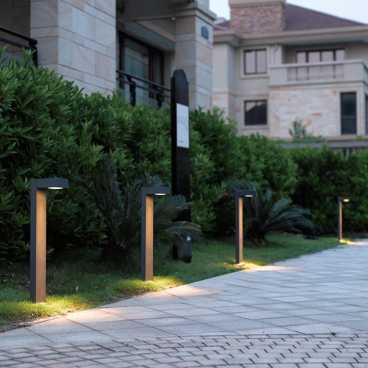 Led bollard Bollard, 1x7w, LED 31909-027 Eurofase Lighting - Bright Light Chandeliers