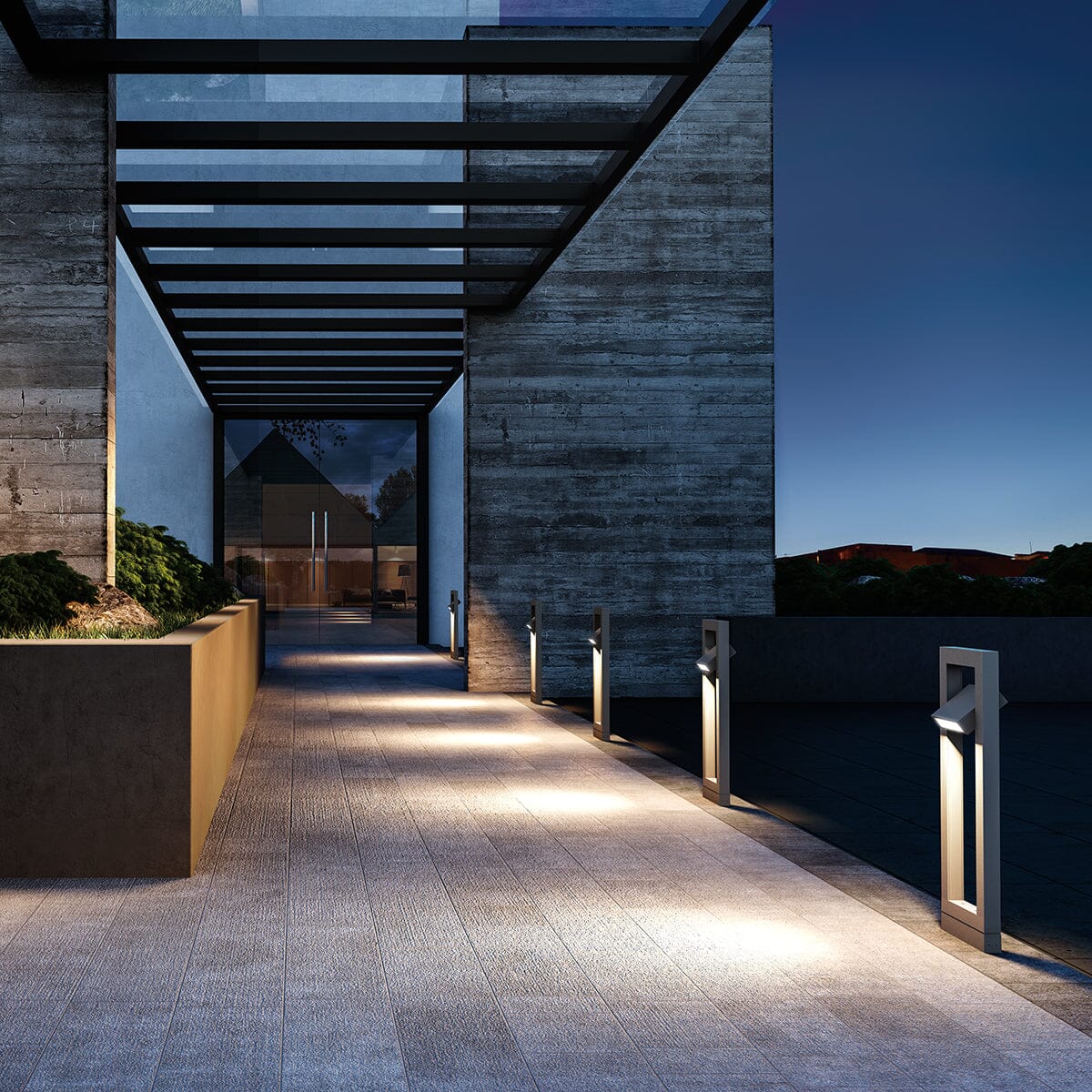 Led bollard Bollard, 16w, LED 31918-022 Eurofase Lighting - Bright Light Chandeliers