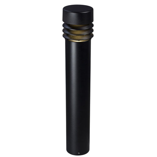 5" Bollard Med. Base Flat top (Dimmable LED 11W A Bulb 3000K Included), IP65 Rated  322823BK Galaxy Lighting - Bright Light Chandeliers