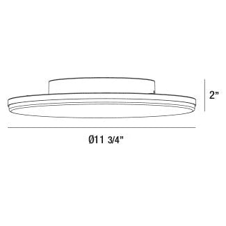 Outdoor Round LED Surface Mount 34118-016 Eurofase Lighting - Bright Light Chandeliers