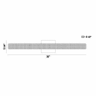 Sassi Large LED Wall Sconce 34158-012 Eurofase Lighting - Bright Light Chandeliers