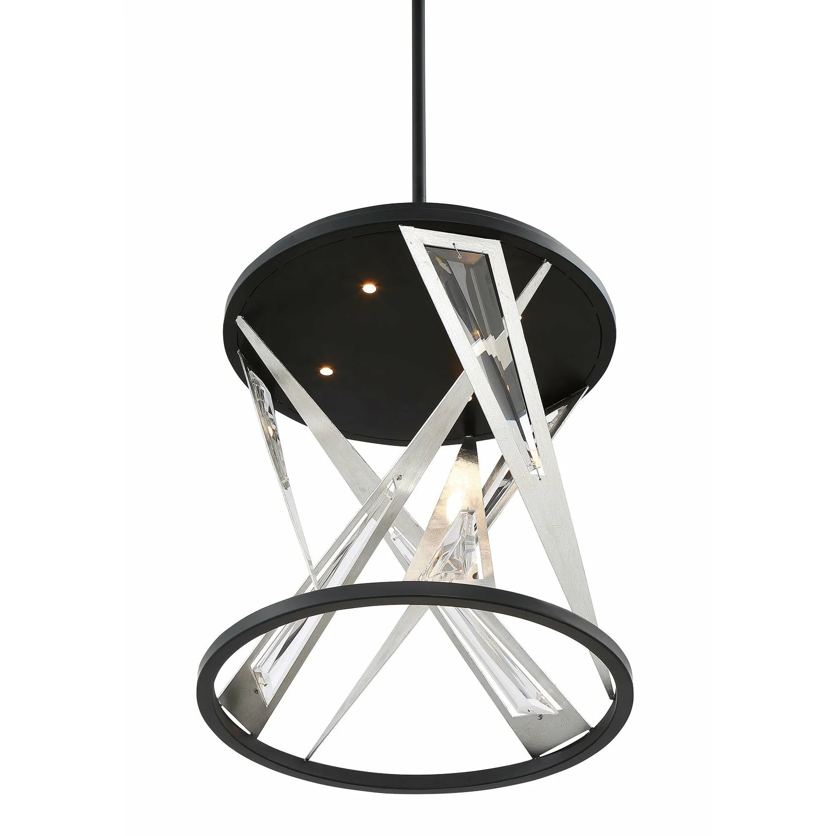 Sarise 4-Light LED Chandelier 35643-012 Eurofase Lighting - Bright Light Chandeliers