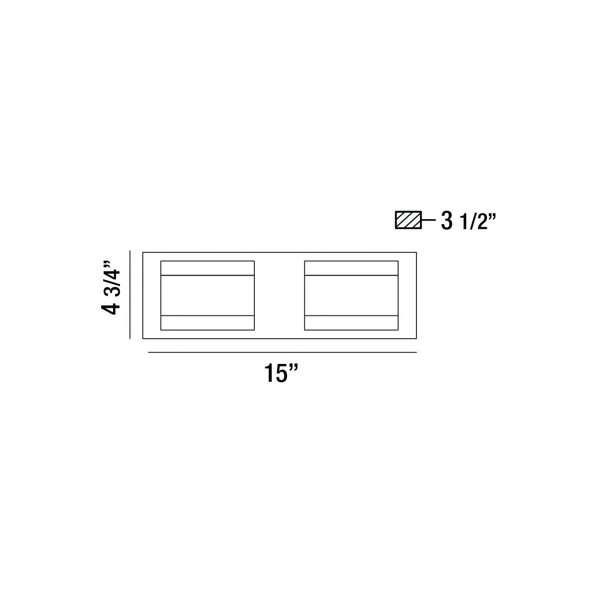 Nelson 2-Light LED Bathbar 35697-015 Eurofase Lighting - Bright Light Chandeliers