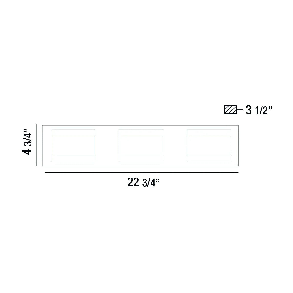 Nelson 3-Light LED Bathbar 35698-012 Eurofase Lighting - Bright Light Chandeliers