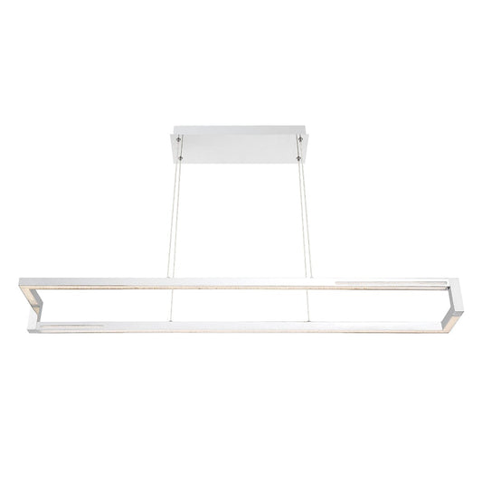 Clinton Large Linear LED Chandelier 35728-016 Eurofase Lighting - Bright Light Chandeliers
