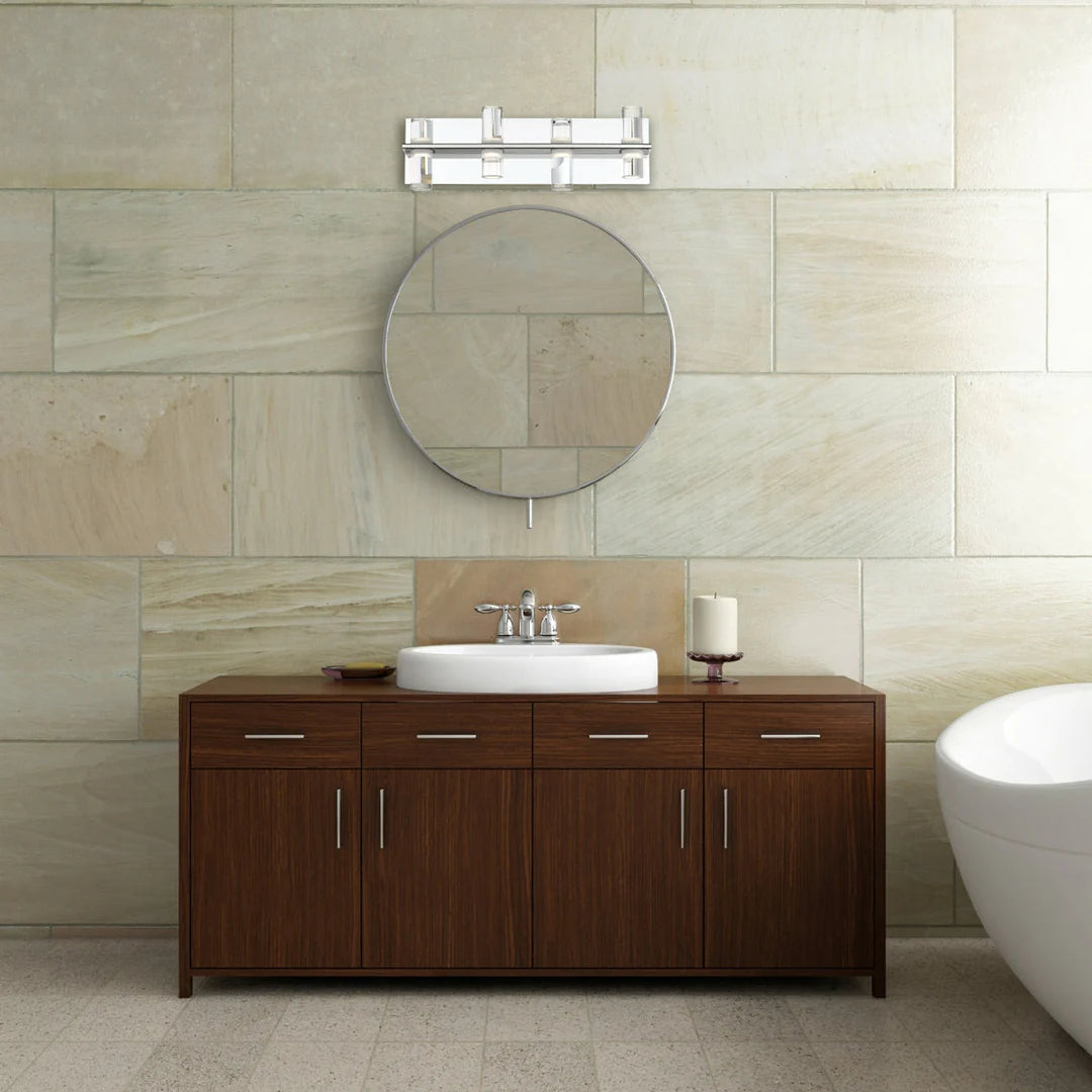 Netto 4-Light Small LED Bathbar 35958-017 Eurofase Lighting - Bright Light Chandeliers