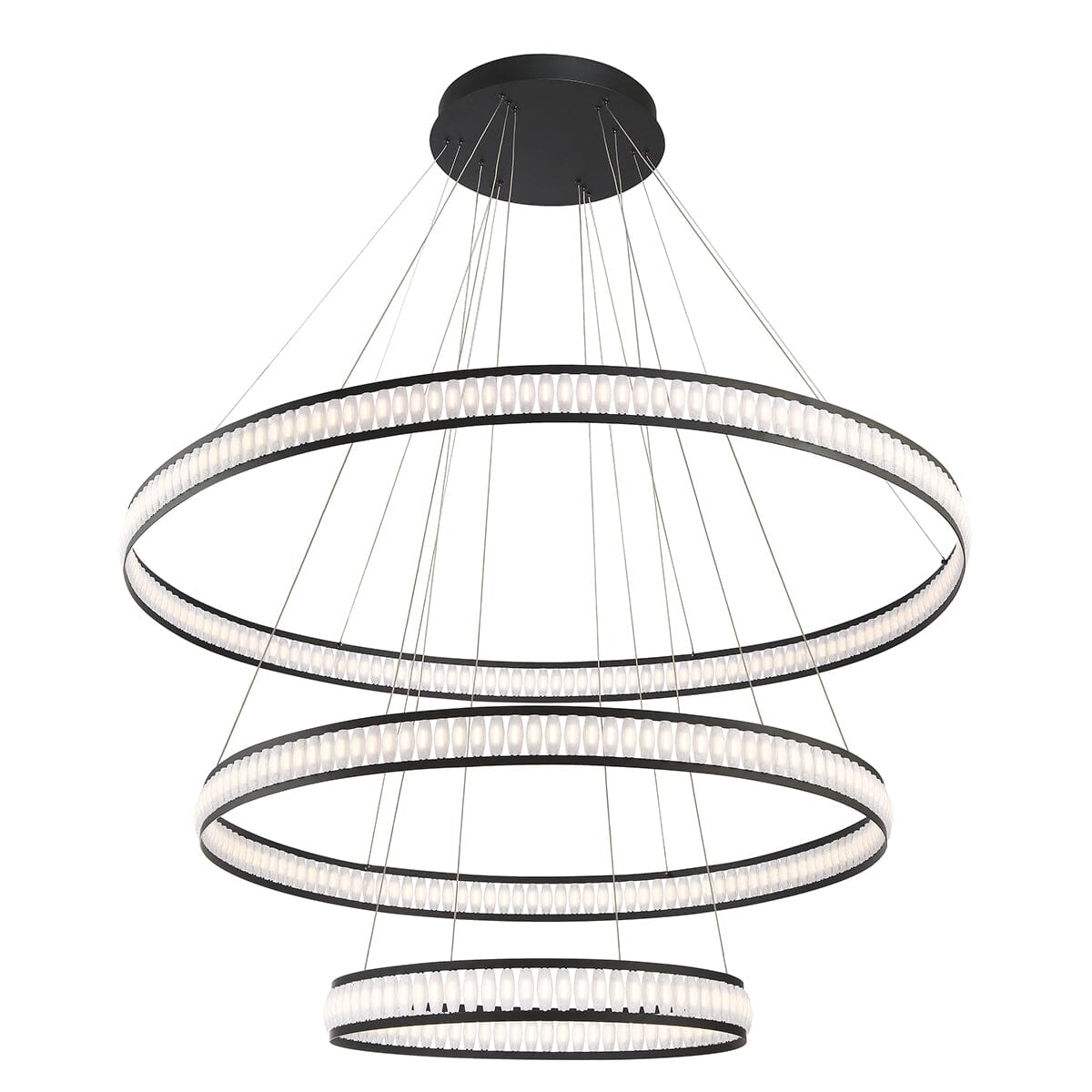 Forster 3-Tier LED Chandelier 37090-012 Eurofase Lighting - Bright Light Chandeliers