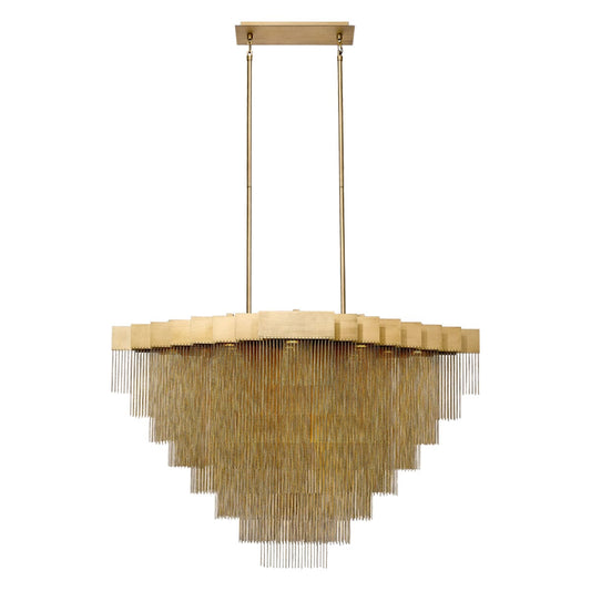Bloomfield 22-Light Oval LED Chandelier 37096-014 Eurofase Lighting - Bright Light Chandeliers