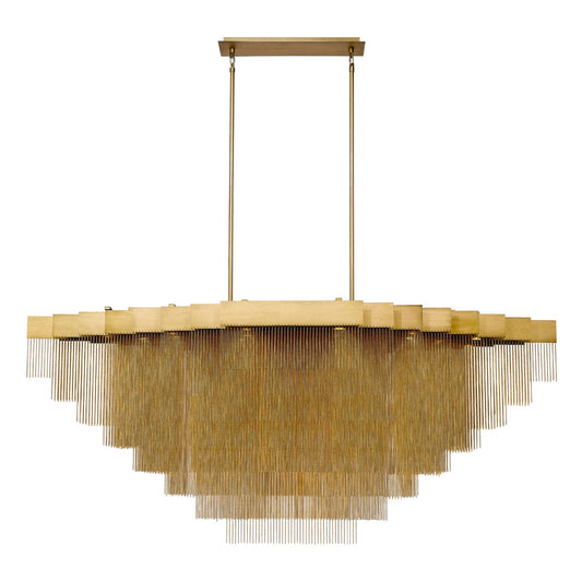 Bloomfield 28-Light Oval LED Chandelier 37097-011 Eurofase Lighting - Bright Light Chandeliers