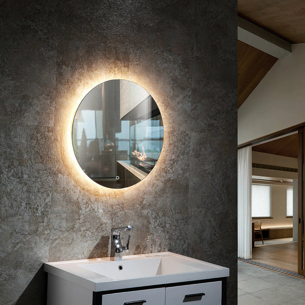 Round Back-Lit LED Mirror 37140-014 Eurofase Lighting - Bright Light Chandeliers