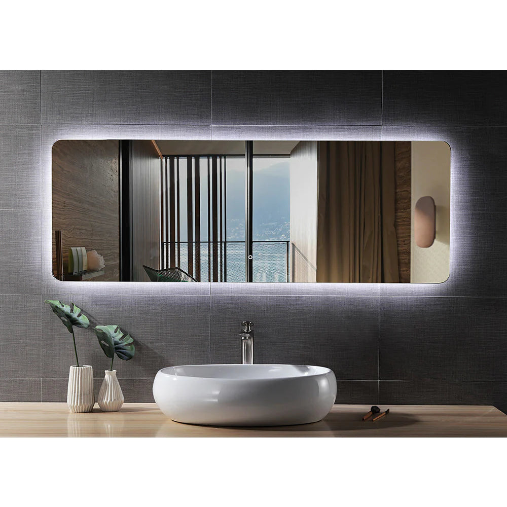 Rectangular Back-Lit LED Mirror 37142-018 Eurofase Lighting - Bright Light Chandeliers