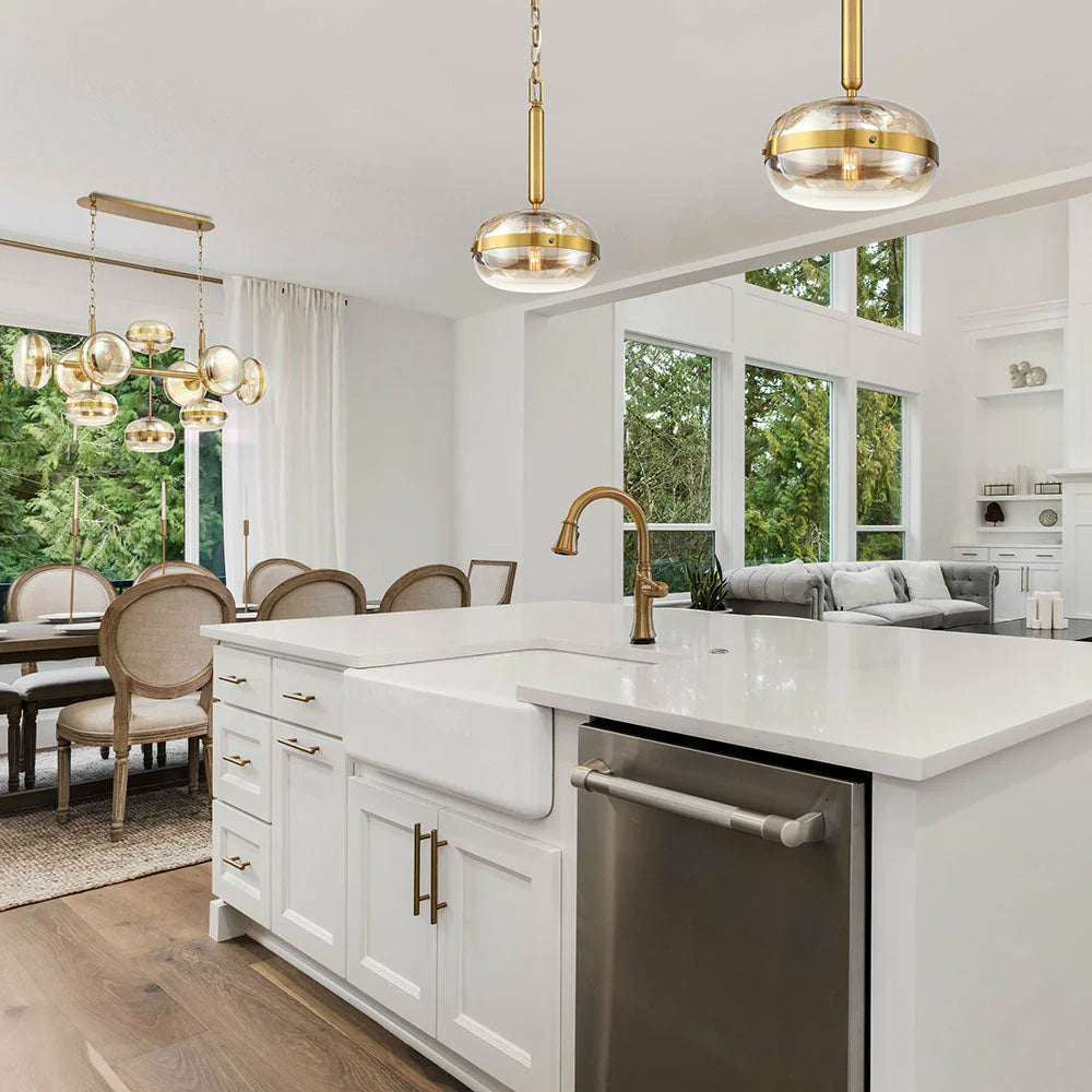 Nottingham 1-Light Medium Pendant 37197-018 Eurofase Lighting - Bright Light Chandeliers