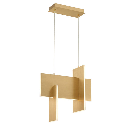 Coburg Medium LED Pendant 37346-010 Eurofase Lighting - Bright Light Chandeliers