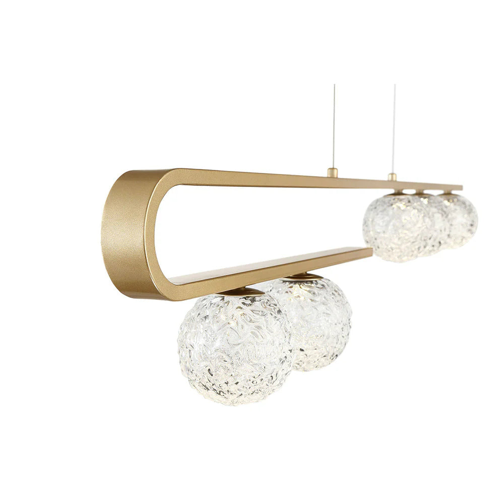 Phillimore 5-Light Linear LED Chandelier 37351-014 Eurofase Lighting - Bright Light Chandeliers