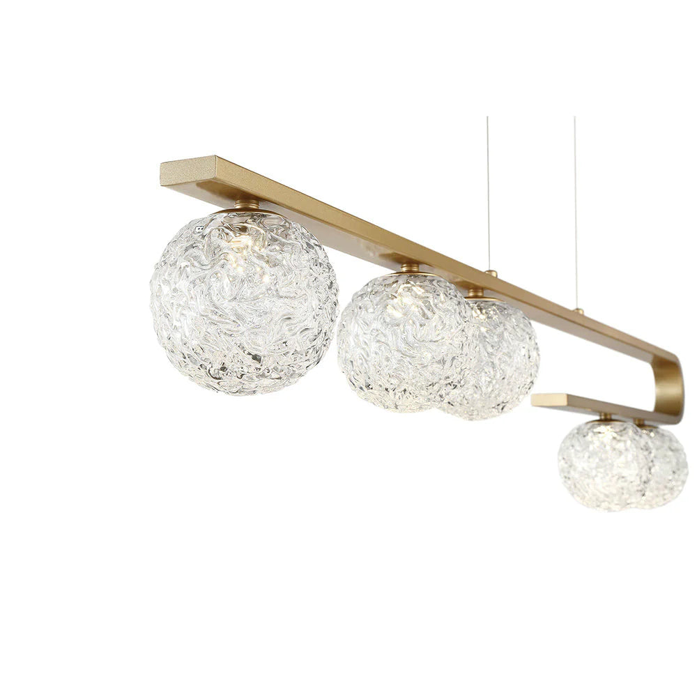 Phillimore 5-Light Linear LED Chandelier 37351-014 Eurofase Lighting - Bright Light Chandeliers