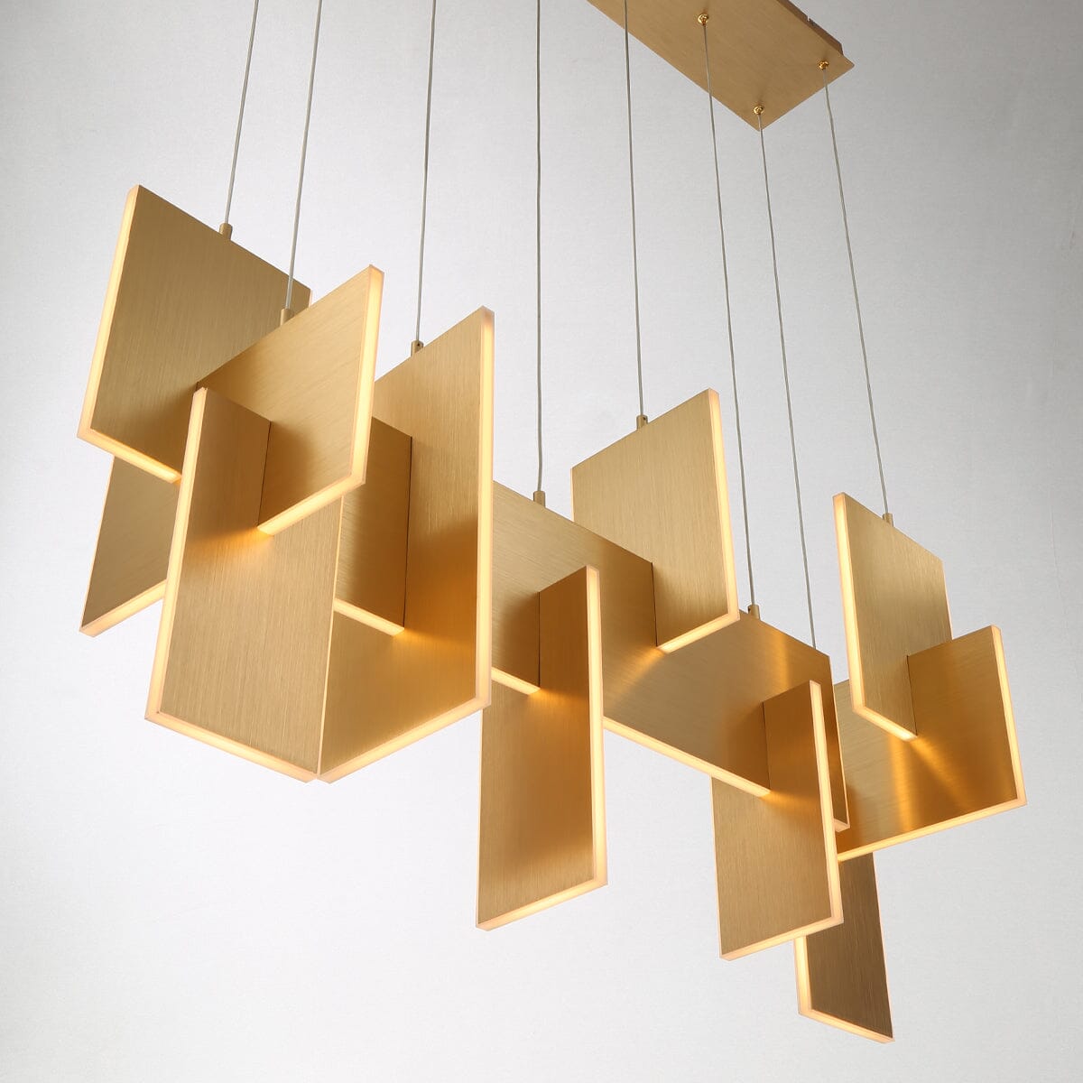 COBURG EXTRA LARGE LINEAR LED CHANDELIER 38044-014 Eurofase Lighting - Bright Light Chandeliers