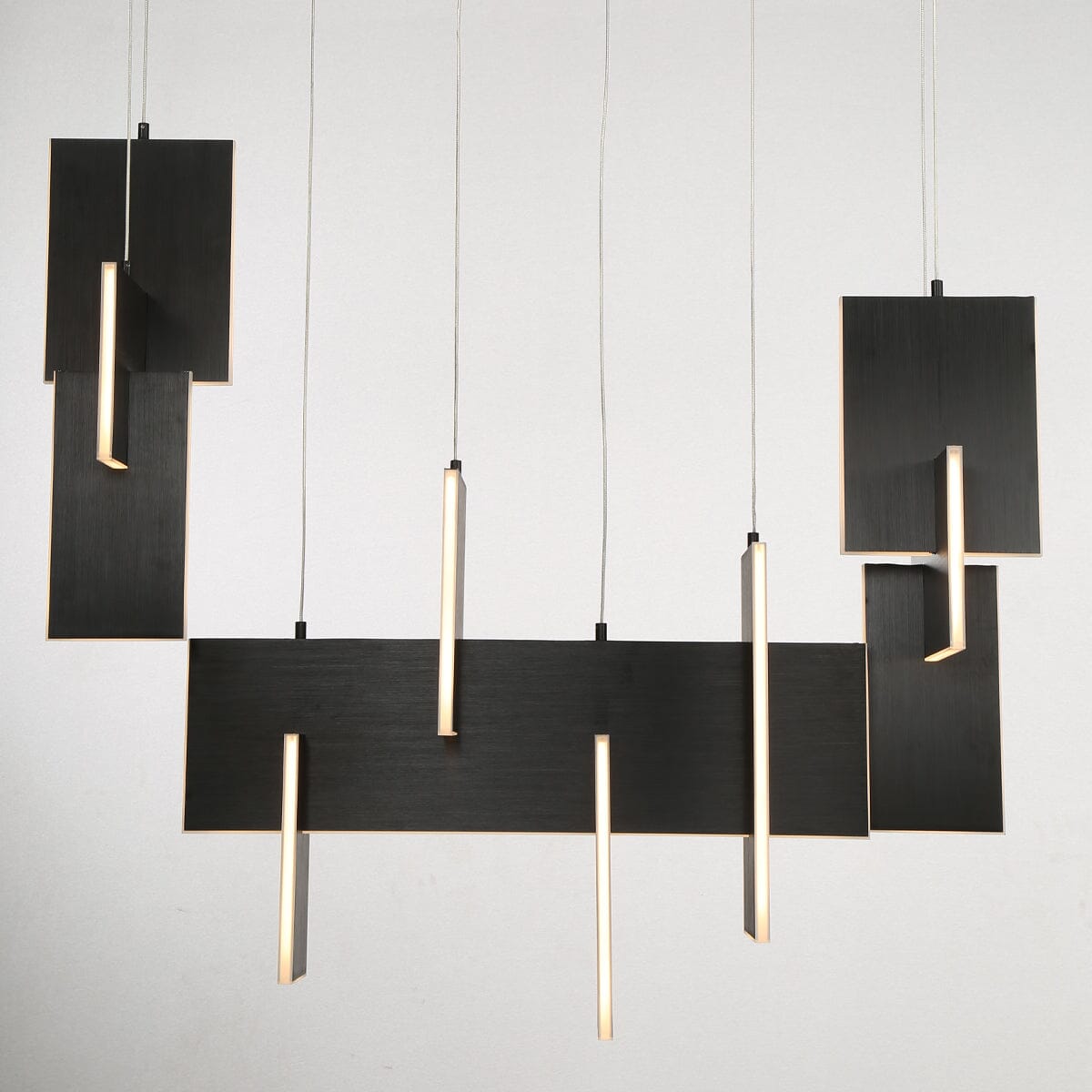 COBURG EXTRA LARGE LINEAR LED CHANDELIER 38044-014 Eurofase Lighting - Bright Light Chandeliers
