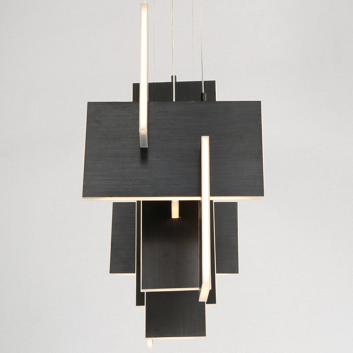 COBURG EXTRA LARGE LINEAR LED CHANDELIER 38044-014 Eurofase Lighting - Bright Light Chandeliers