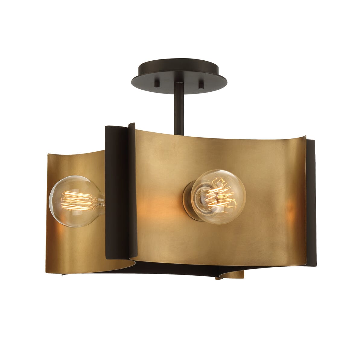 Metallo 4 Light Semi Flushmount 38154-010 Eurofase Lighting - Bright Light Chandeliers