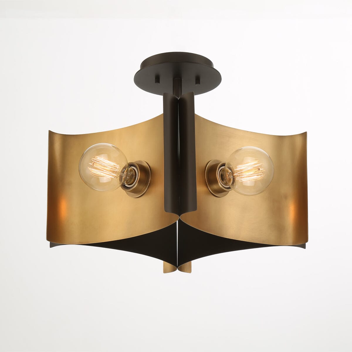 Metallo 4 Light Semi Flushmount 38154-010 Eurofase Lighting - Bright Light Chandeliers