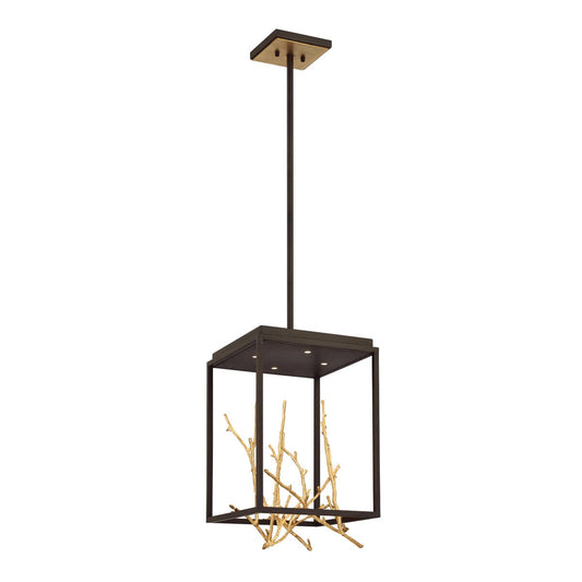 AERIE 4LT SQUARE LED CHANDELIER 38637-018 Eurofase Lighting - Bright Light Chandeliers