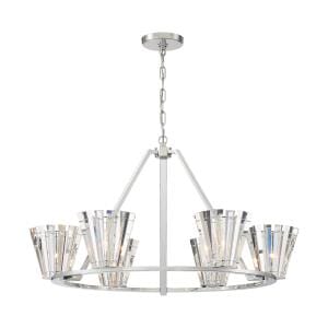 Ricca 6 LT Chandelier 38866-012 Eurofase Lighting - Bright Light Chandeliers