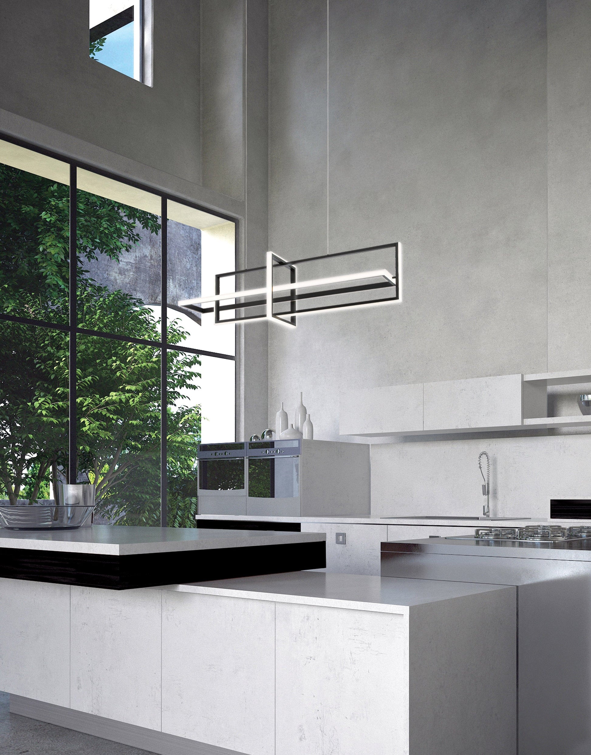 BORDO LG LED CHANDELIER 39324-016 Eurofase Lighting - Bright Light Chandeliers