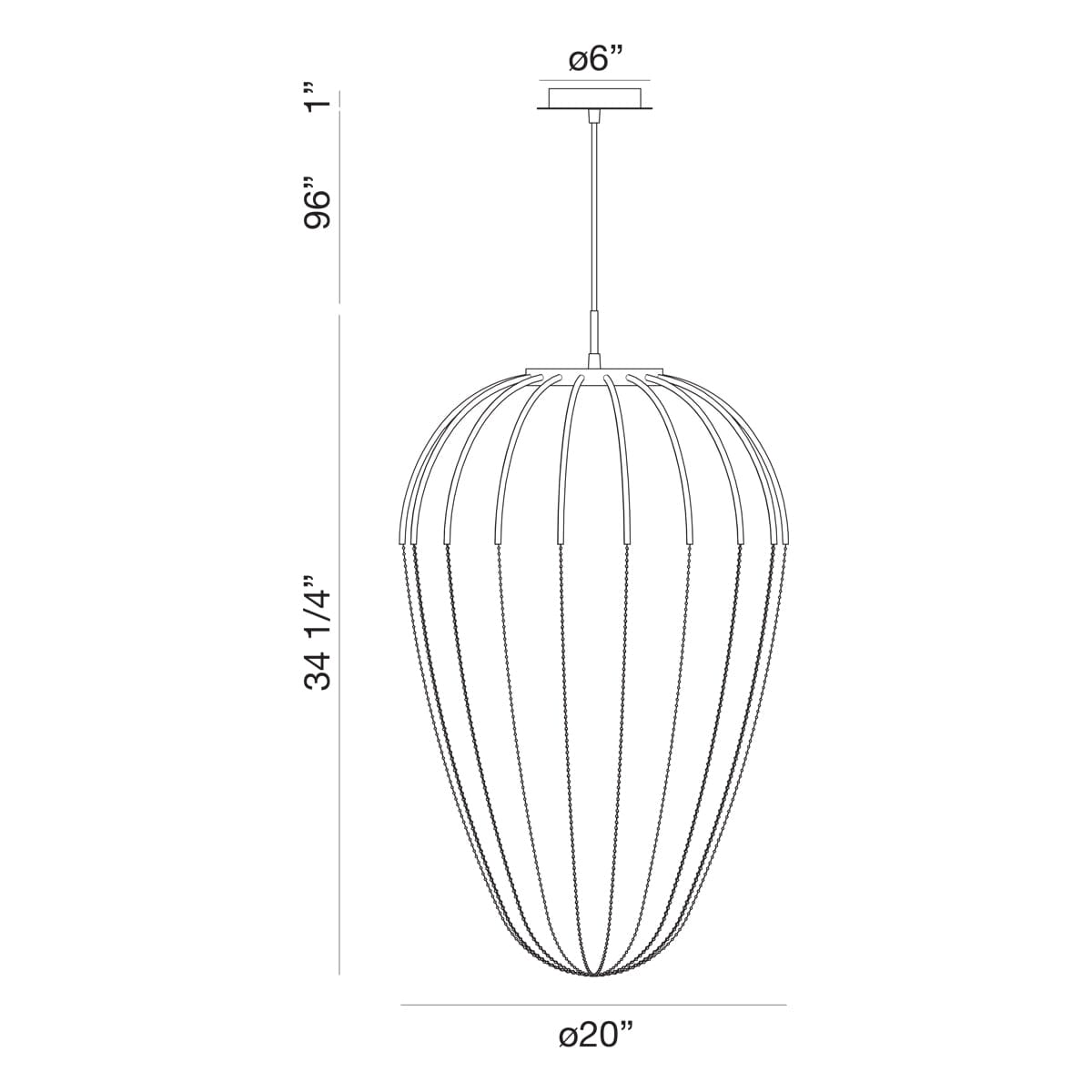 FRUSTA 5  LT LED PENDANT 39327-017 Eurofase Lighting - Bright Light Chandeliers