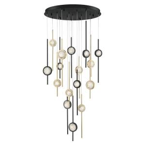 BARLETTA 16 LT LED CHANDELIER 39465-016 Eurofase Lighting - Bright Light Chandeliers