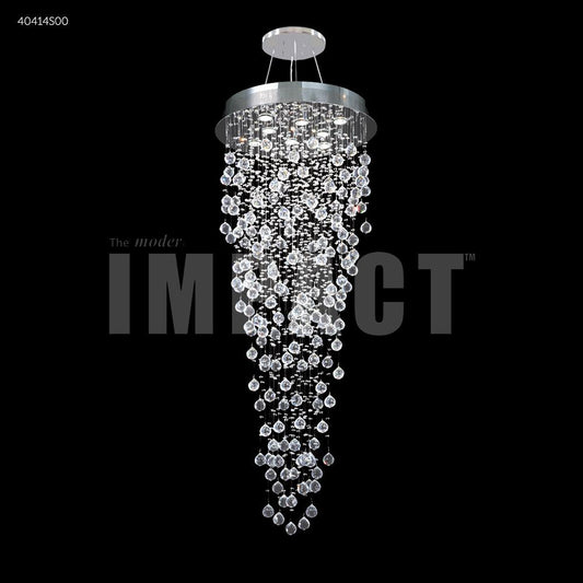 Crystal Rain Entry Chandelier, 40414S00 - Bright Light Chandeliers