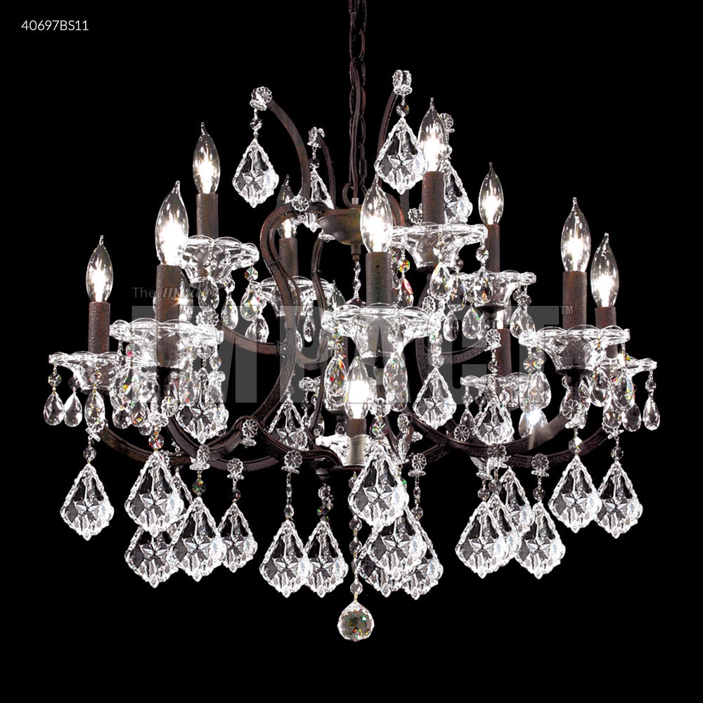 Cosenza 12 Arm Chandelier, 40697BS00 - Bright Light Chandeliers