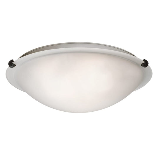 CEIL 16" BK CAST CLIP FROSTED GLASS 3X60W 680116FR-BK Galaxy Lighting - Bright Light Chandeliers